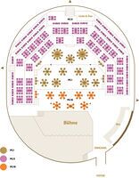 Saalplan Silvestergala TIPI AM KANZLERAMT